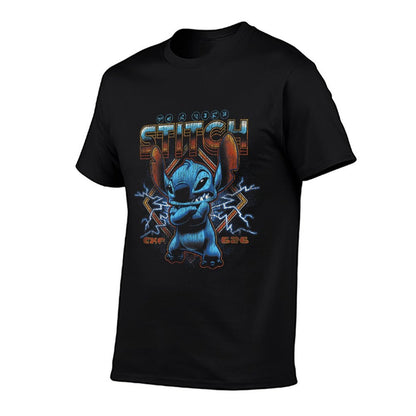 Lilo & Stitch Folded Arms Rock Poster Stretchy T-Shirt