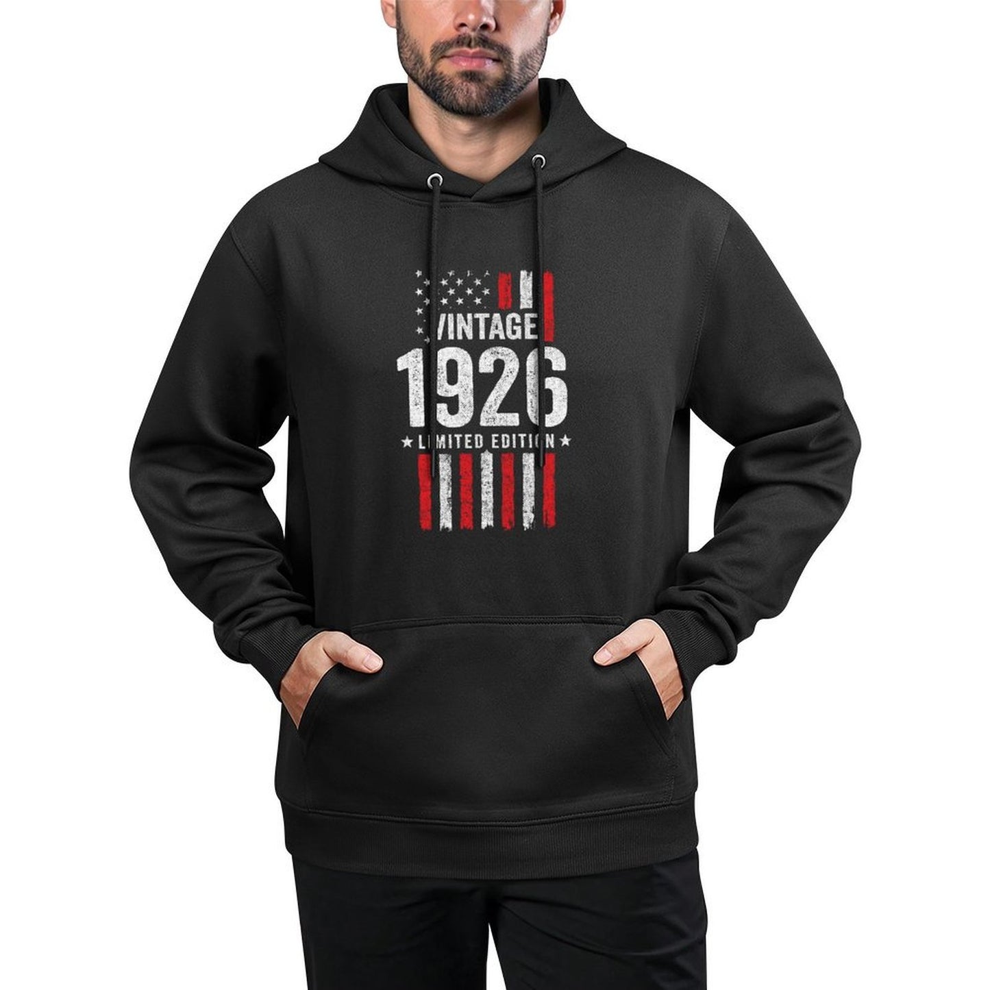 Limited Edition Vintage 1926 - Born in 1926 - 1926 Birthday Durable Construction Hoodie