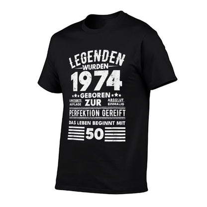 50th Birthday Vintage 1974 Limited Edition Men  Quick-drying T-Shirt