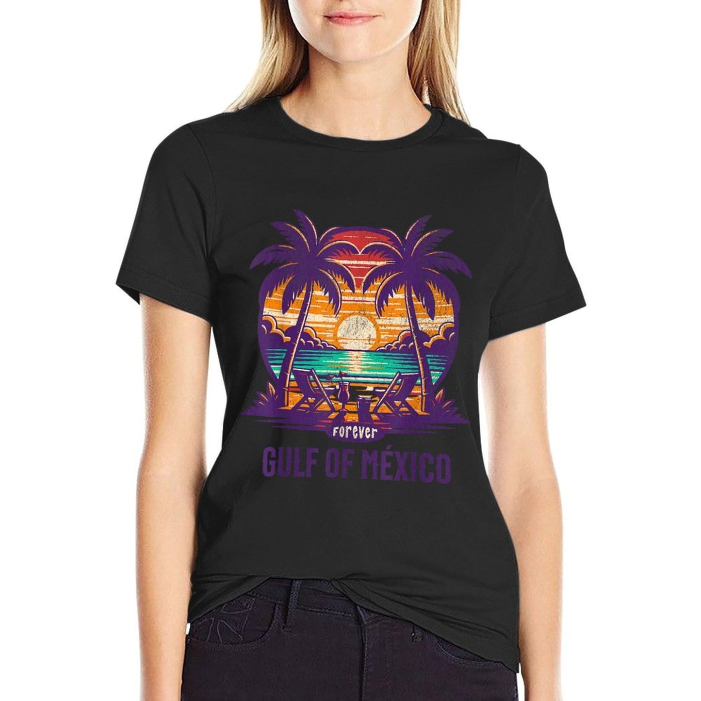 Cool Paradise Forever Gulf of Mexico - Orgullo Mexicano  Durable T-Shirt