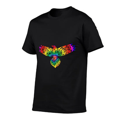 Tie Dye Eagle Hippie 70s Vintage Eagle Lover  Versatile T-Shirt