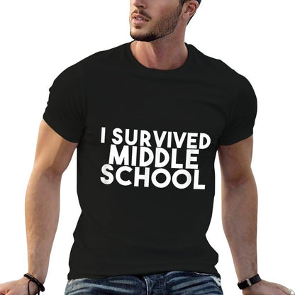 Funny Middle School Graduation Gift Eighth 8th Grade  Durable T-Shirt