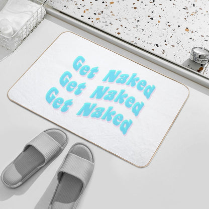 Get Naked - Blue And Pink  Long-Lasting Bath Mat