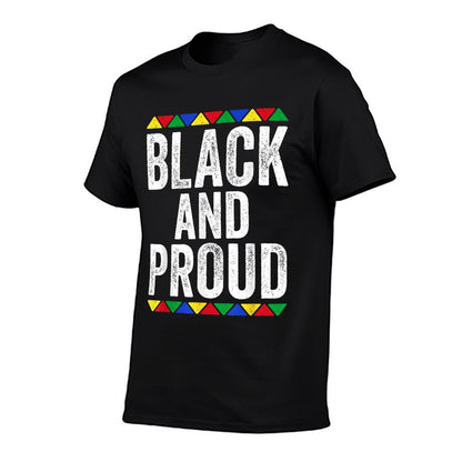 Black And Proud Black History Month  Summer-ready Fabric T-Shirt