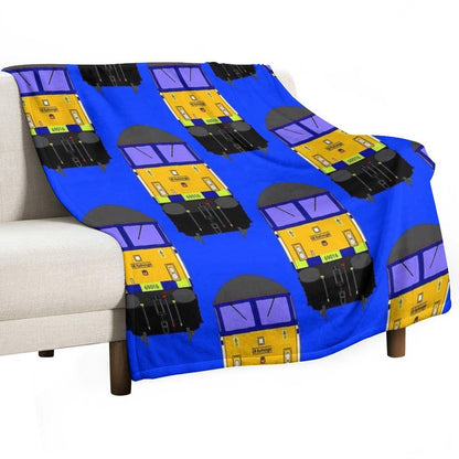 Class 69 Locomotive 69016 Eco-conscious Throw Blanket