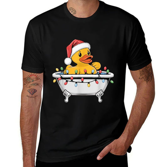 Rubber Duck Christmas  Lightweight T-Shirt