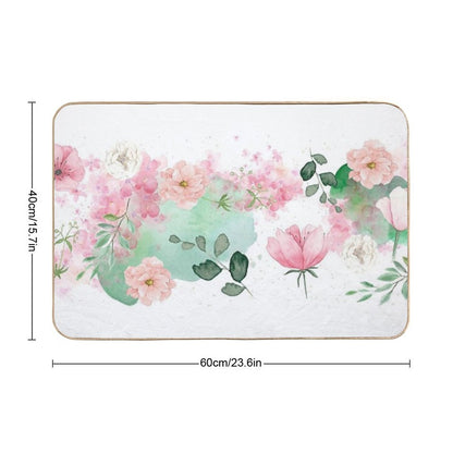 Spring Florals  Slip-Resistant Bath Mat