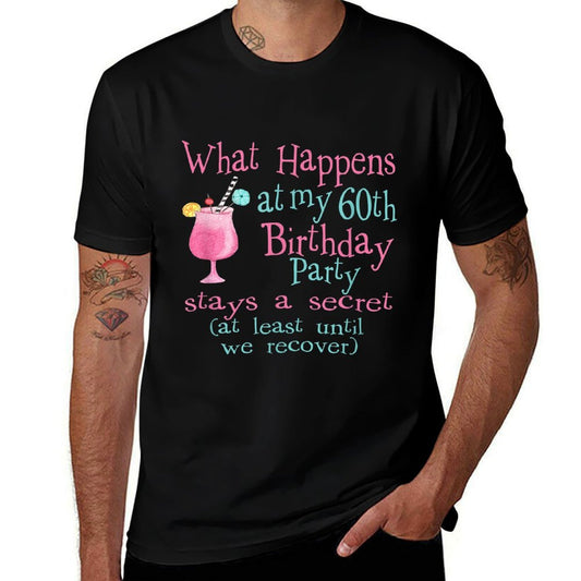 Funny 60th Birthday Party - Fabulous Happy 60th Birthday  Easy-care T-Shirt
