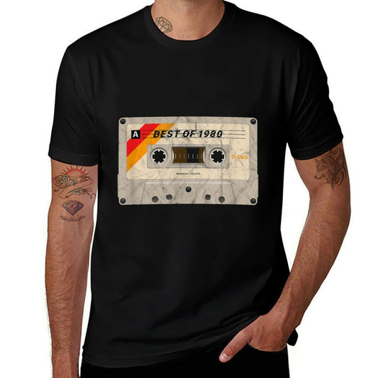 40th Birthdays - Best of 1980 Cassette Tape Nostalgia Comfortable T-Shirt