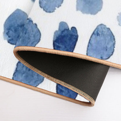 Indigo Love  Anti-Trip Bath Mat