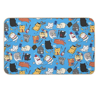 Time Lord Kittens  Slip-Resistant Bath Mat