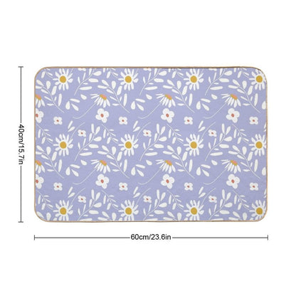 Moroccan Floral  Fade-Resistant Bath Mat