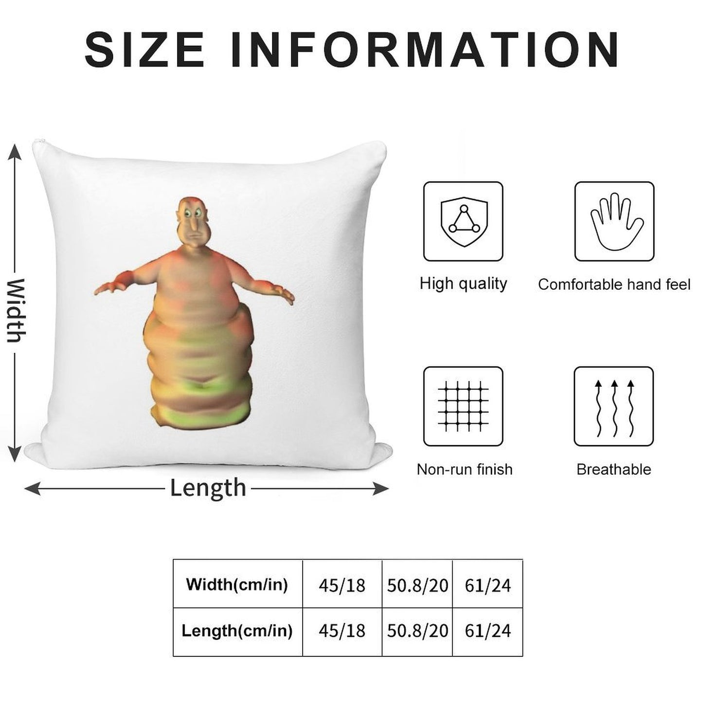 The Globglogabgalab Funny Meme Soft Decorative Cover Throw Pillow
