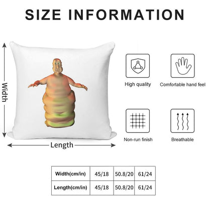 The Globglogabgalab Funny Meme Soft Decorative Cover Throw Pillow
