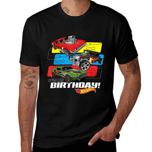 Hot Wheels - It's My Birthday!  Cotton T-Shirt