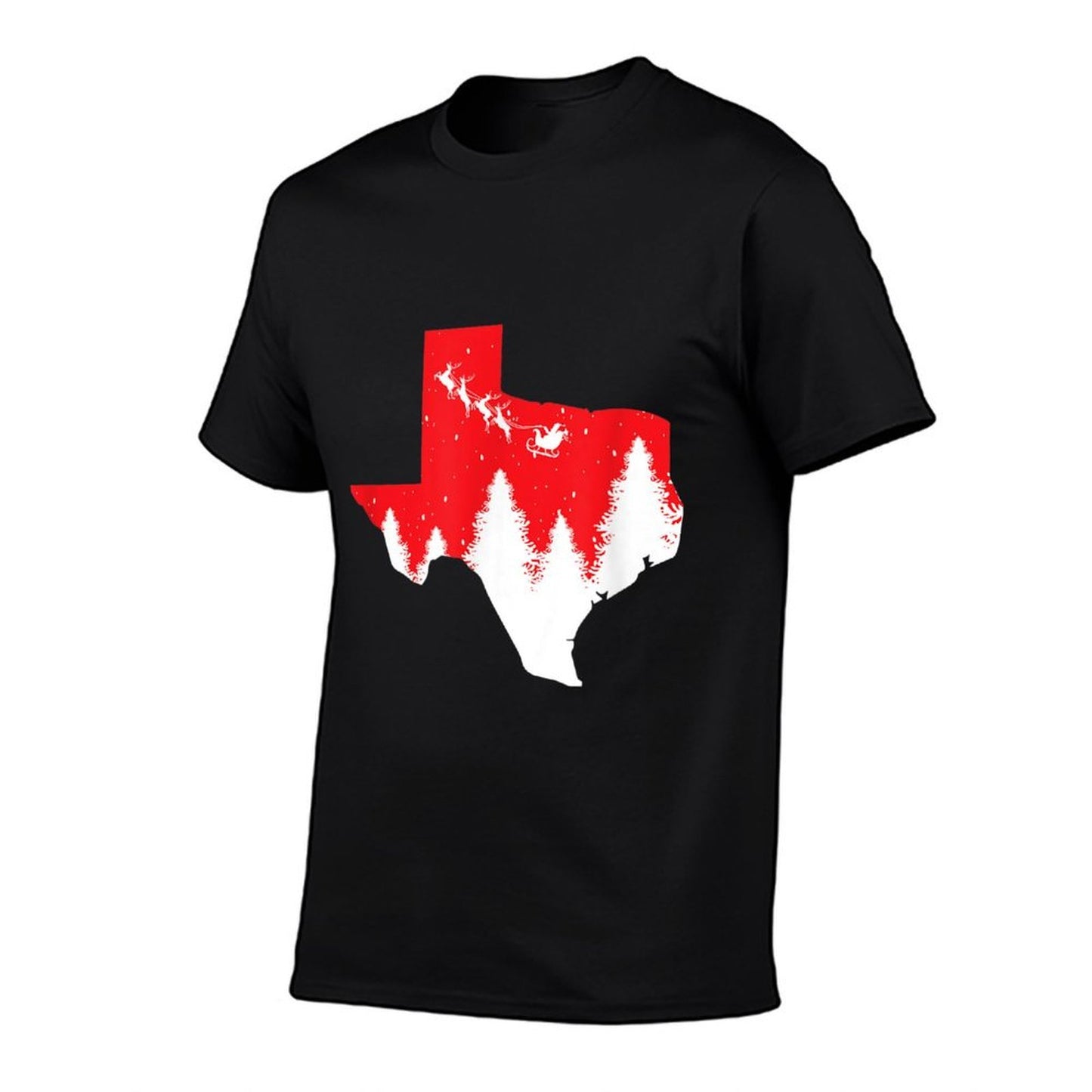 Texas Matching Family Christmass Pajamas Top  Slim-fit Cut T-Shirt