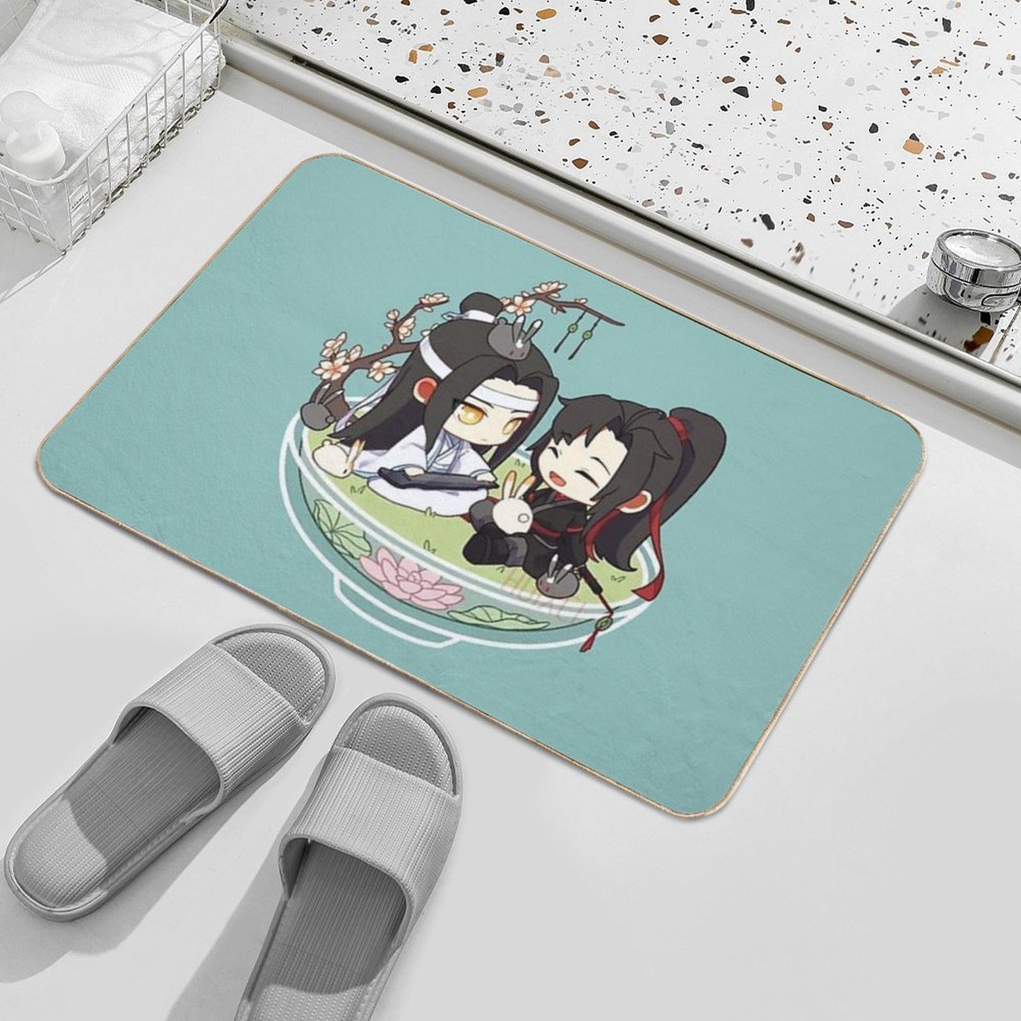 TheUNTAMED.BOWL.OF.WANGXIAN  Rapid-Drying Bath Mat