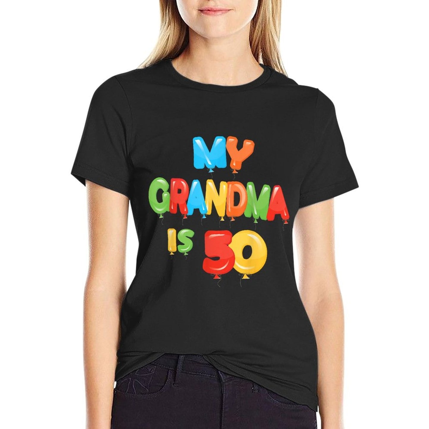 My Grandma Is 50 Years Old Granny 50th Birthday Idea For Her  Soft T-Shirt