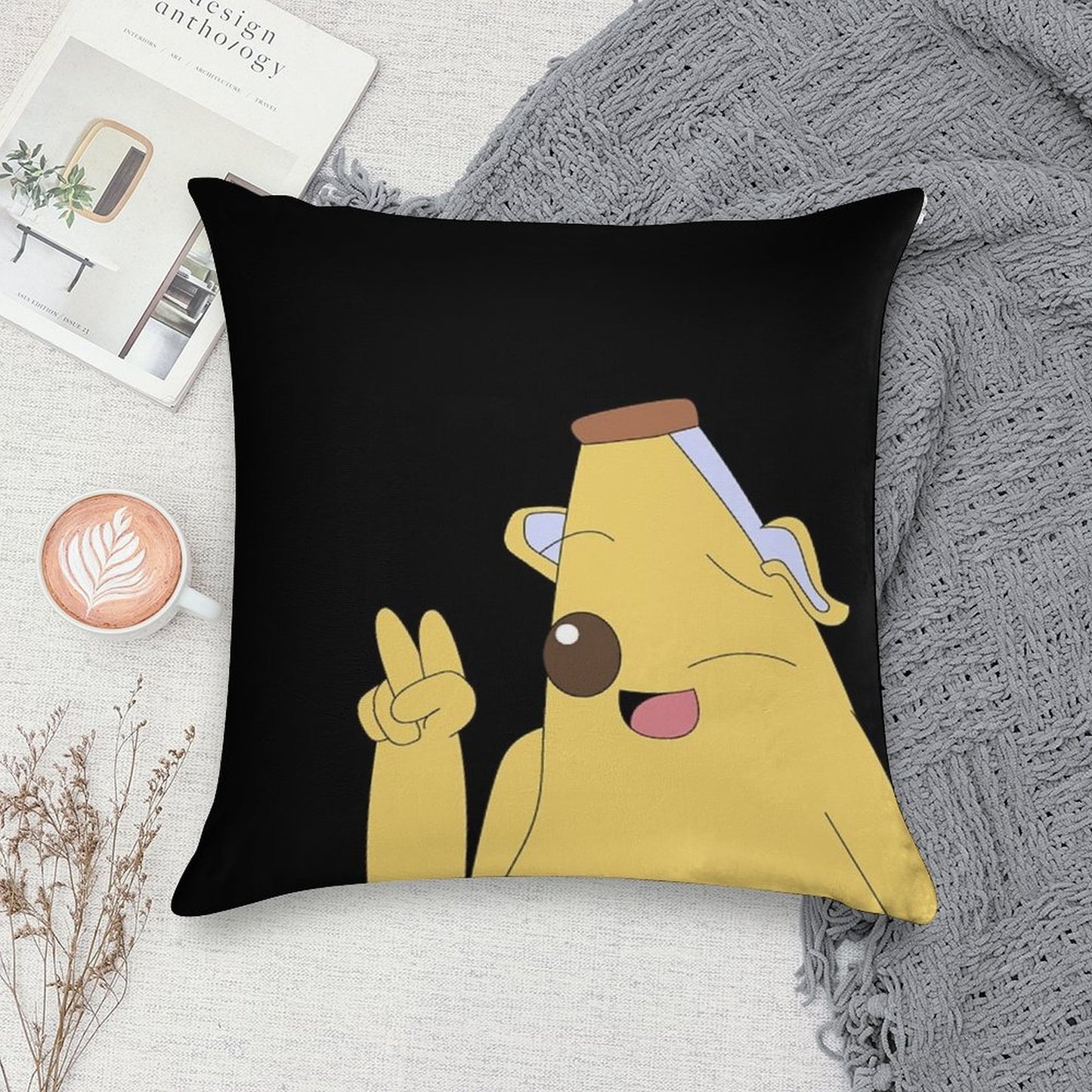 Peely Soft Warmth Comfort Throw Pillow