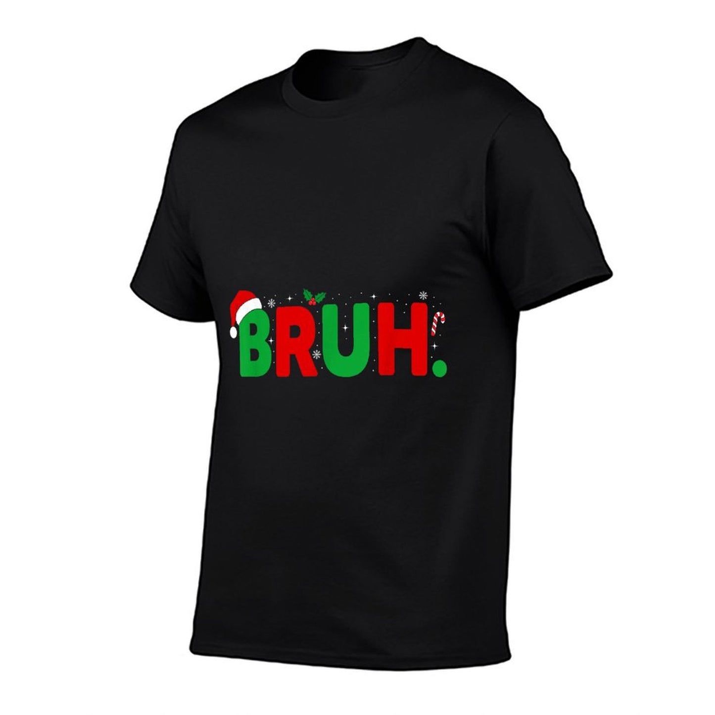 Bruh Christmas for Kids Boysns Men Funny Christmas  Lightweight T-Shirt