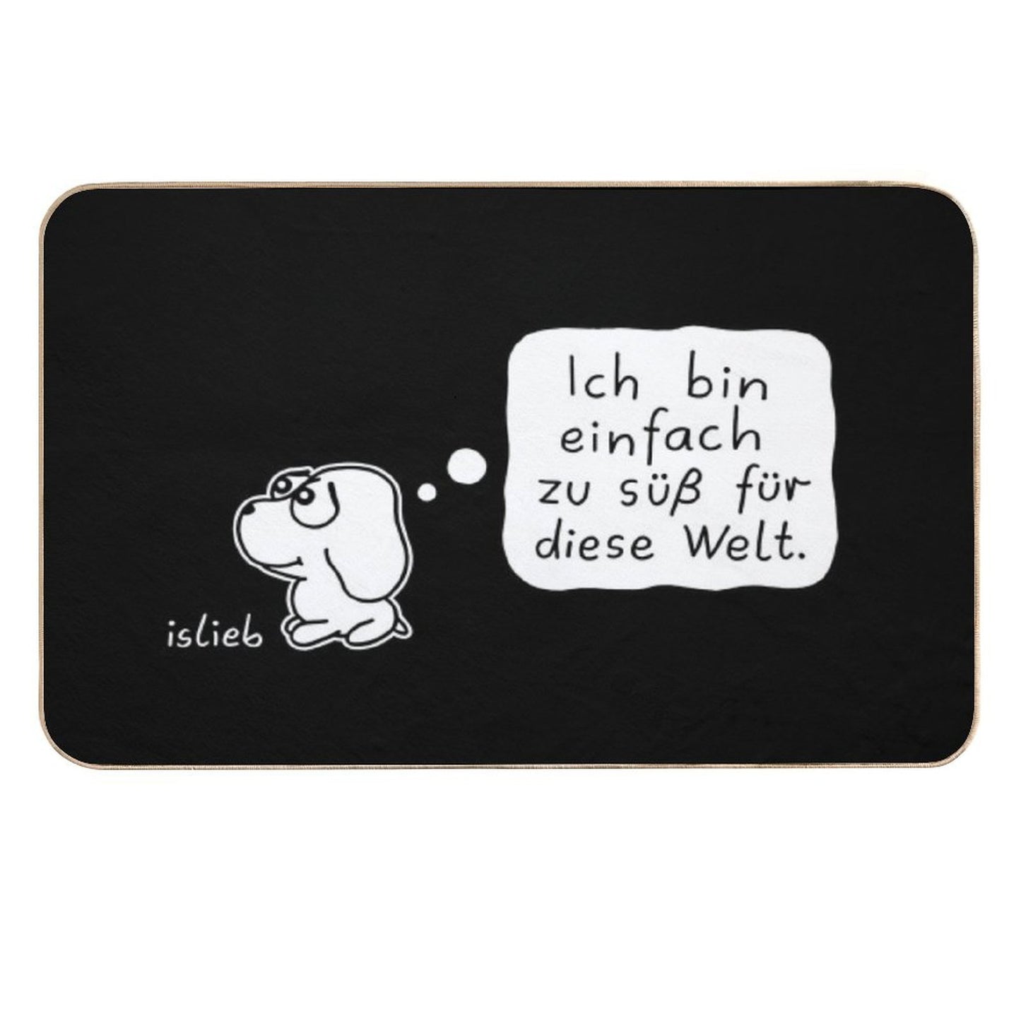 Too Sweet for The World  Stain-Proof Bath Mat