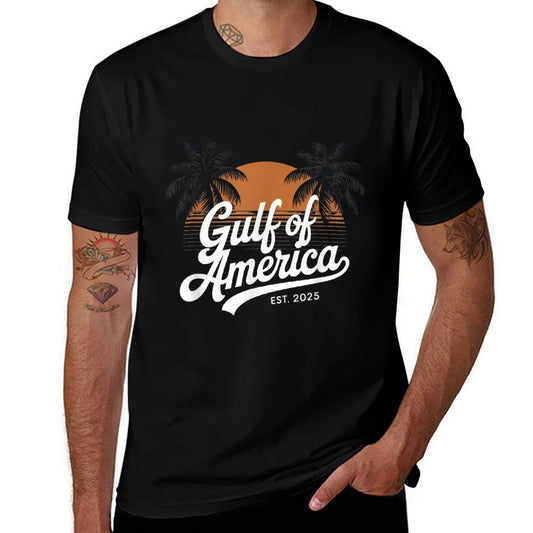 Retro Vintage Women Gulf Of USA America Est 2025 Gulf Mexico Vintage-inspired T-Shirt