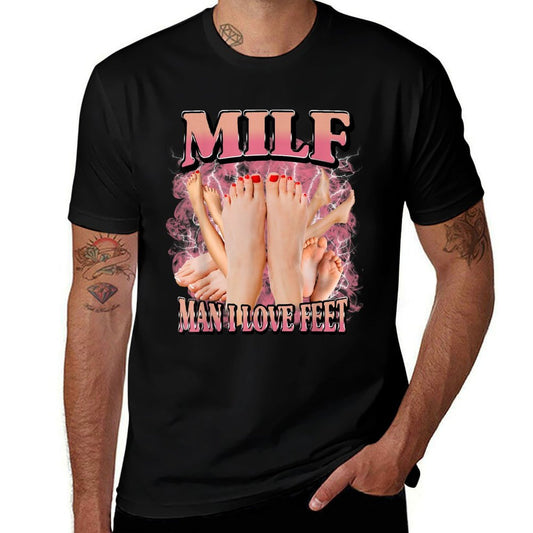 MILF Man I Love Feet Funny  Lightweight T-Shirt