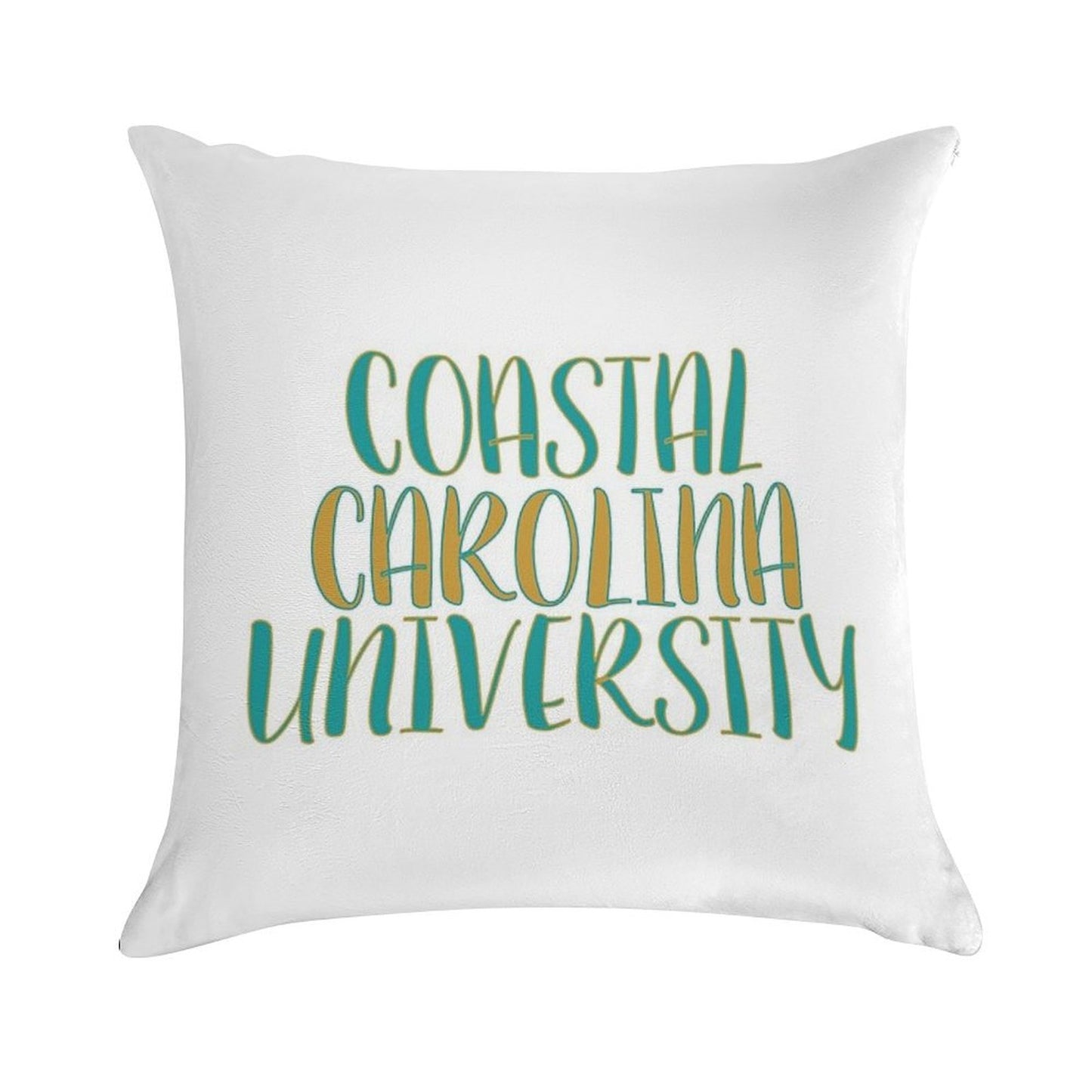 Coastal Carolina University Soft Short Plush Fabric Throw Pillow