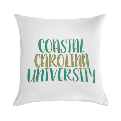 Coastal Carolina University Soft Short Plush Fabric Throw Pillow