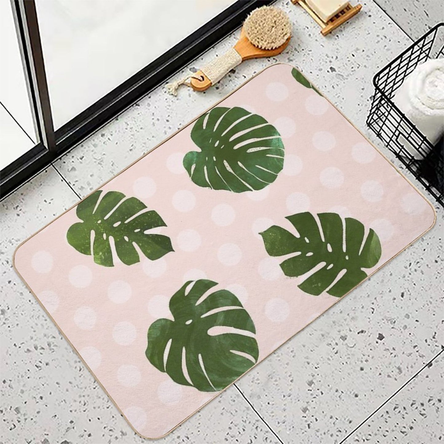 Botanical Monstera  Multi-Purpose Bath Mat