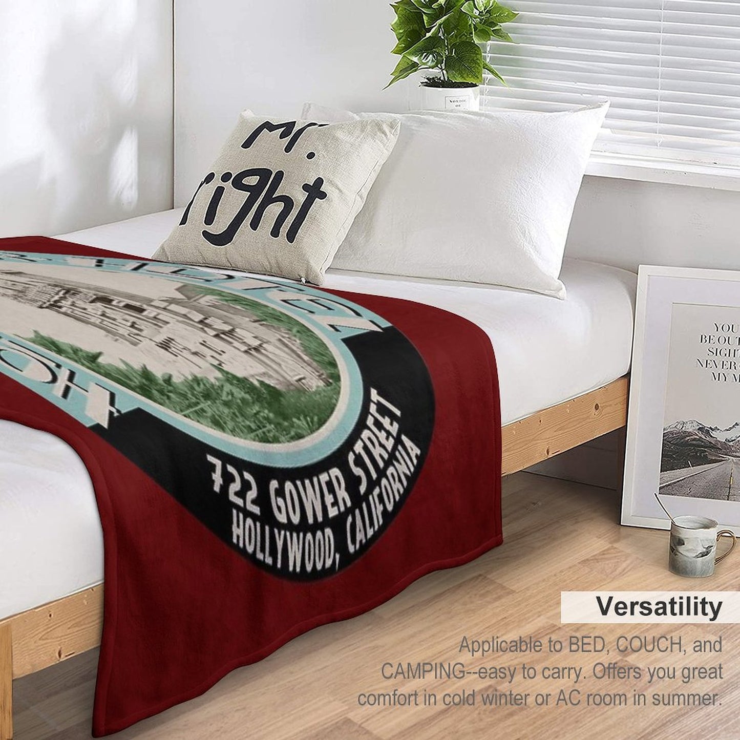 Hollywood Tower Multi-functional Throw Blanket