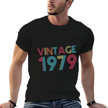 Retro1979 40th Birthday Gift Cool And Classic Men And Women.  Moisture-wicking T-Shirt