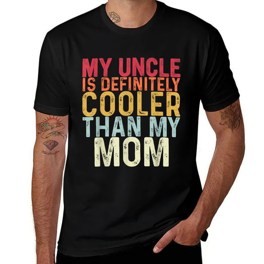 I Love My Uncle Vintage Kids Uncle Niece Nephew Funny Black S Comfortable T-Shirt