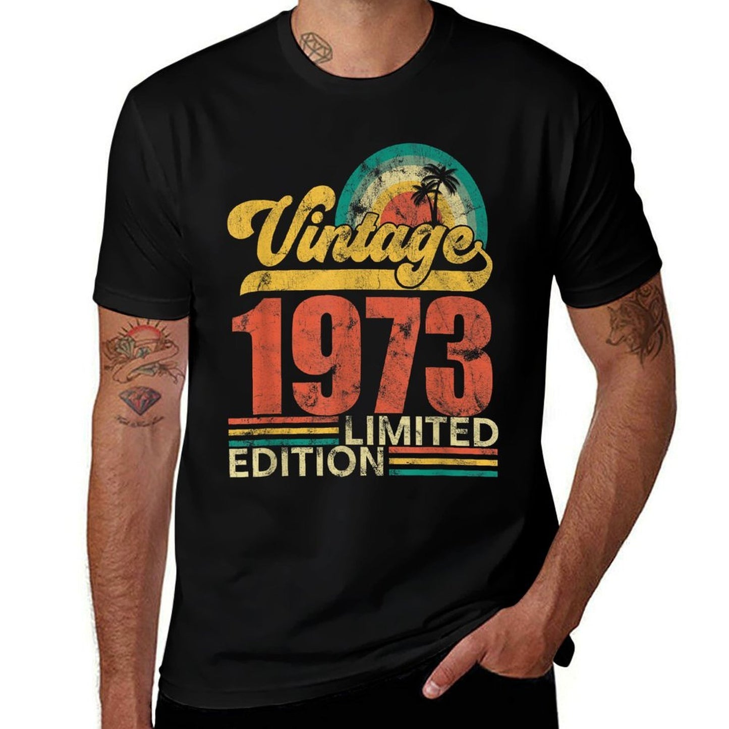 Funny 50 Year Old July 1973 Vintage Retro 50th Birthday Gift  Lightweight T-Shirt