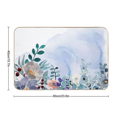 A Beautiful Wildflowers  Odorless Bath Mat