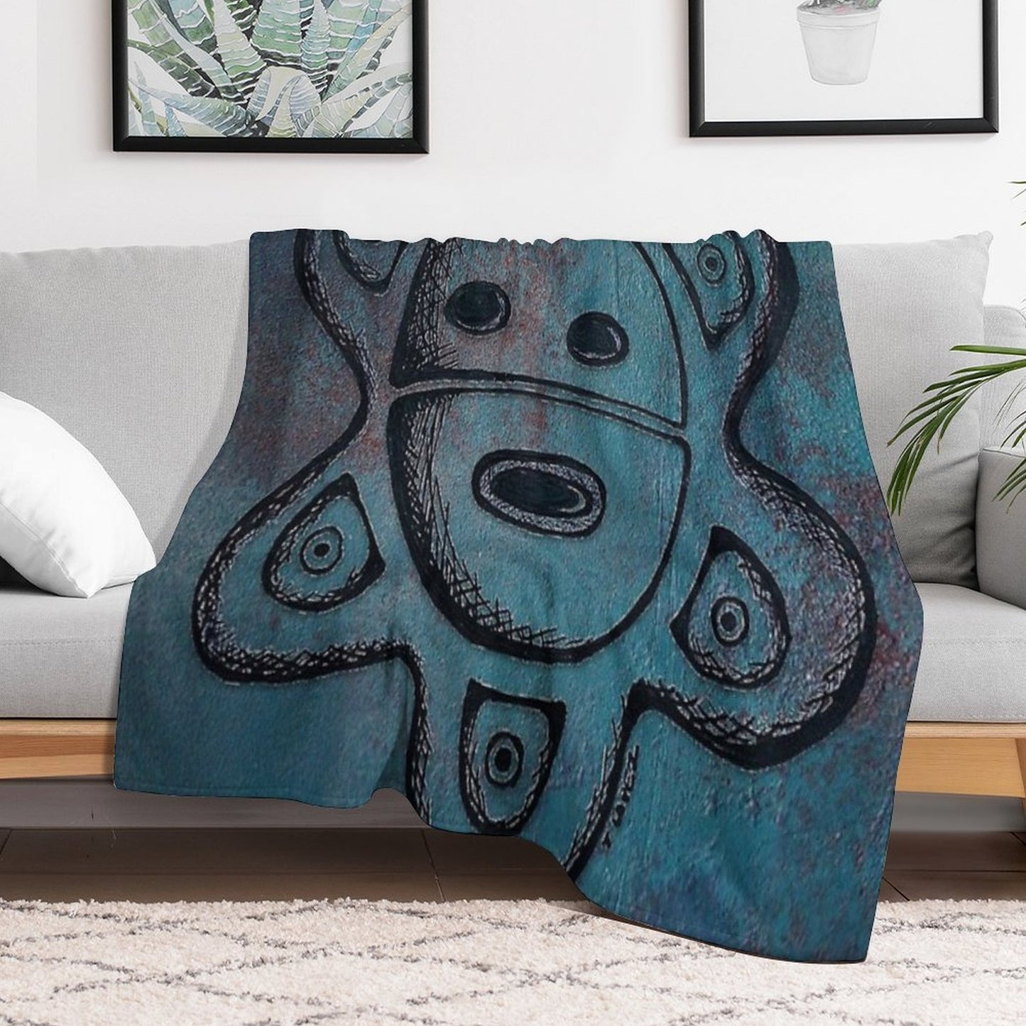 Taino Sun Multi-functional Throw Blanket