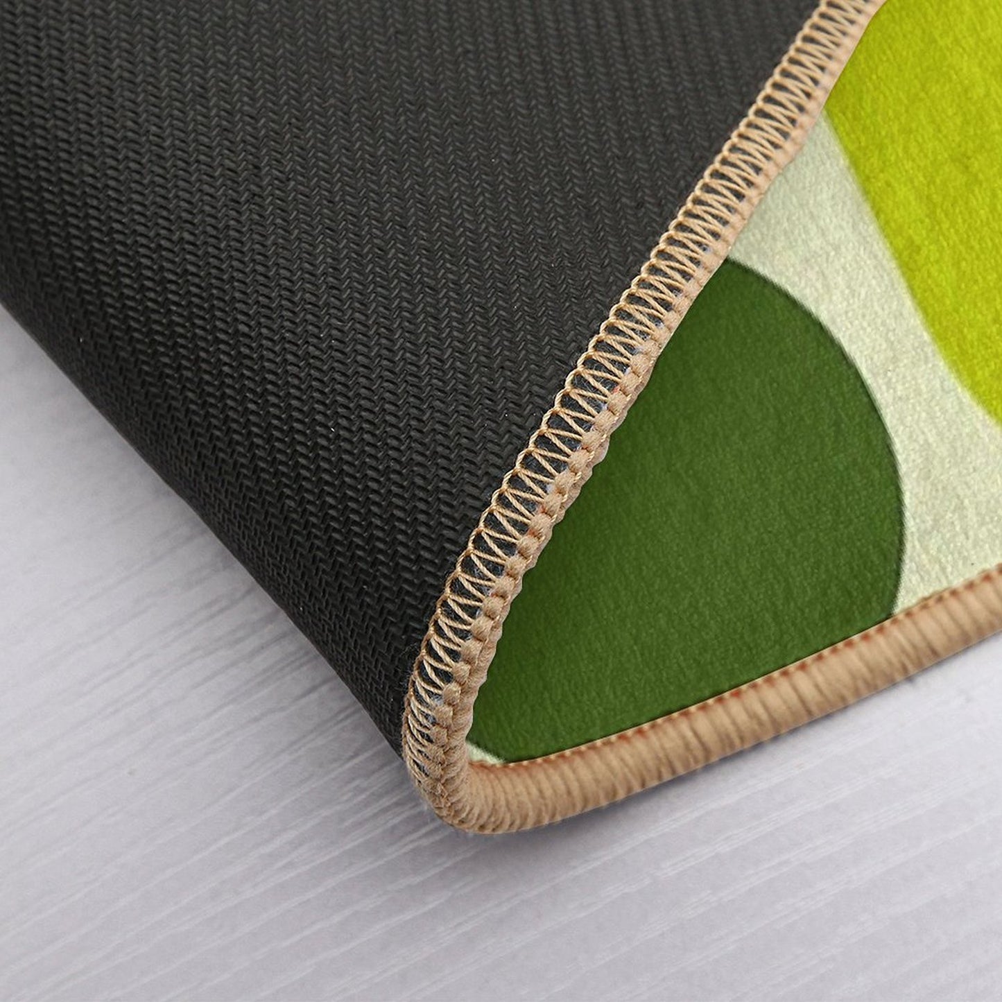 Retro Geometric Design 631  Anti-Trip Bath Mat