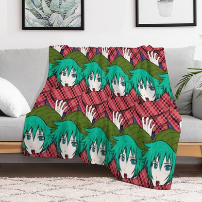 Shin Tsukimi Eco-conscious Throw Blanket