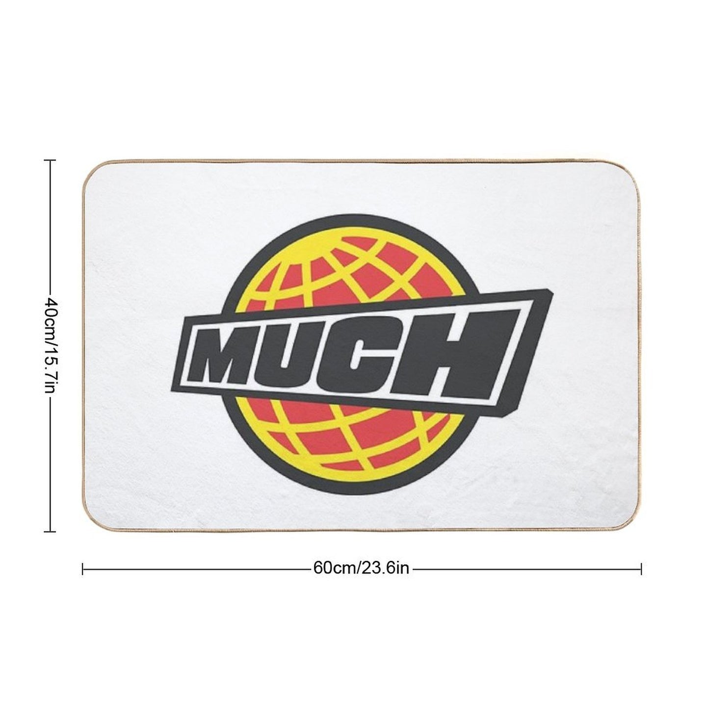 MUCH MUSIC RETRO LOGO  Odorless Bath Mat