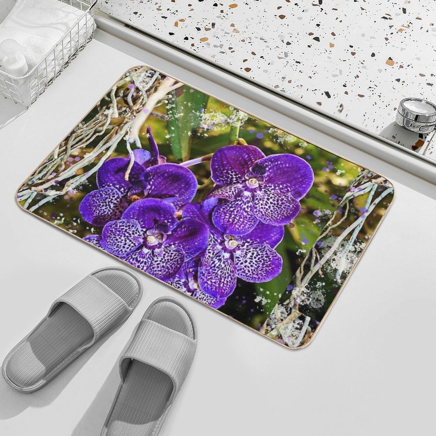Vanda Orchid  Long-Lasting Bath Mat