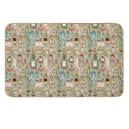 Nostalgic Fragrance Bottles  Toxin-Free Bath Mat