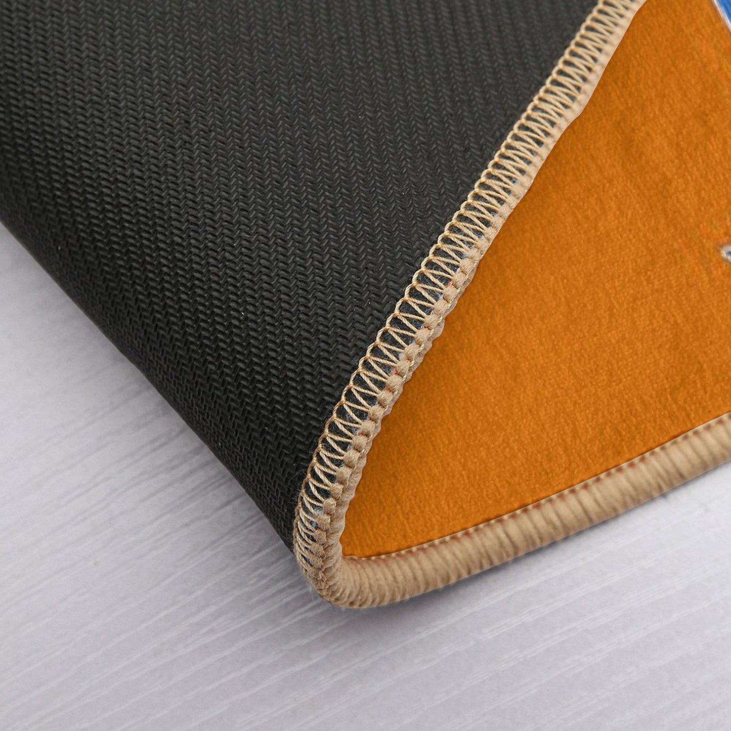 Ahsoka Tano Aurabesh Blue Durable Bath Mat