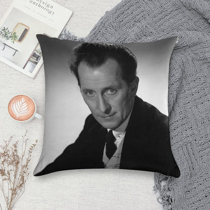 The  Peter Cushing Cushion Soft High-Density Material Throw Pillow