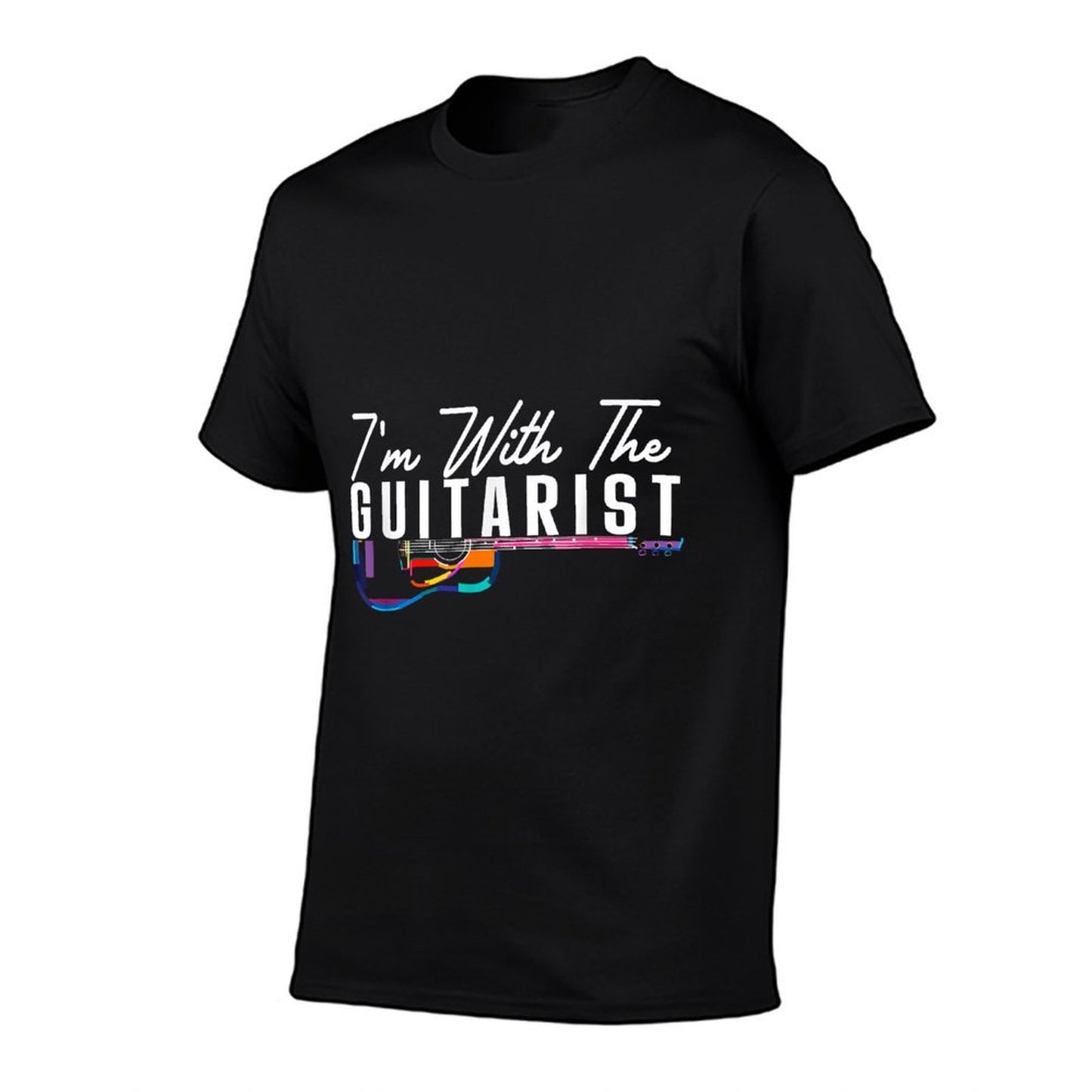 I'm With The Guitarist Girlfriend Gifts Guitar Player Band  Affordable Price T-Shirt