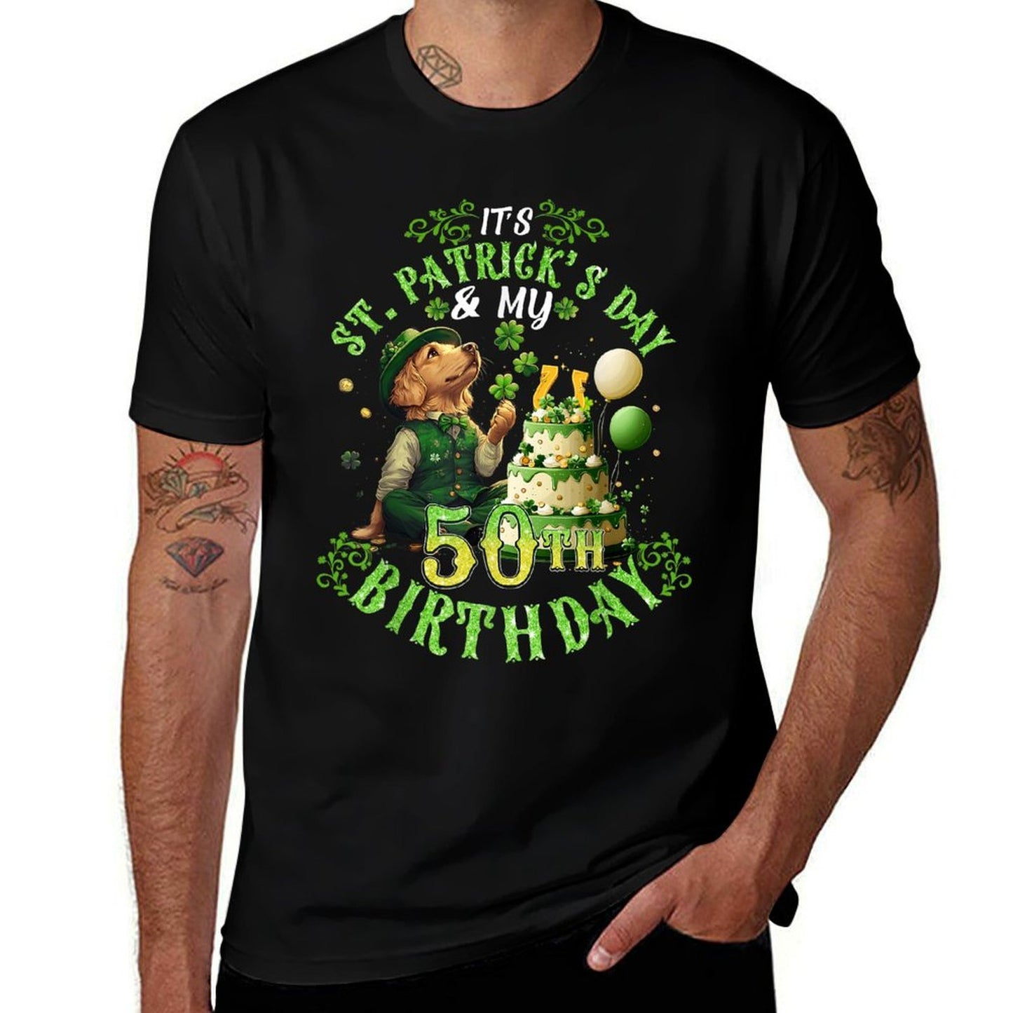 50 Years Old Lucky St. Patrick’s Day It's My 50th Birthday Comfortable T-Shirt