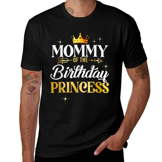 Mommy Of The Birthday Princess Girl Party Matching Family  Quick-drying T-Shirt