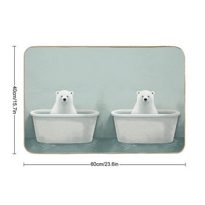 Cartoon World of Fantasy Humor And Absurdity  Toxin-Free Bath Mat