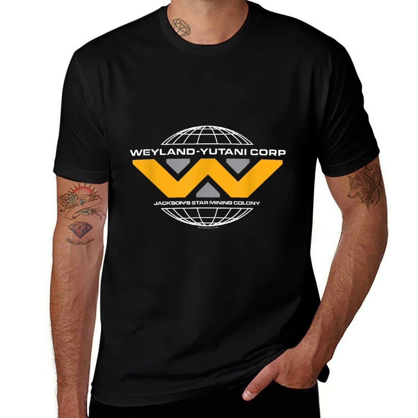 Alien Romulus Weyland Yutani Corp Mining Colony Badge  Relaxed-fit T-Shirt