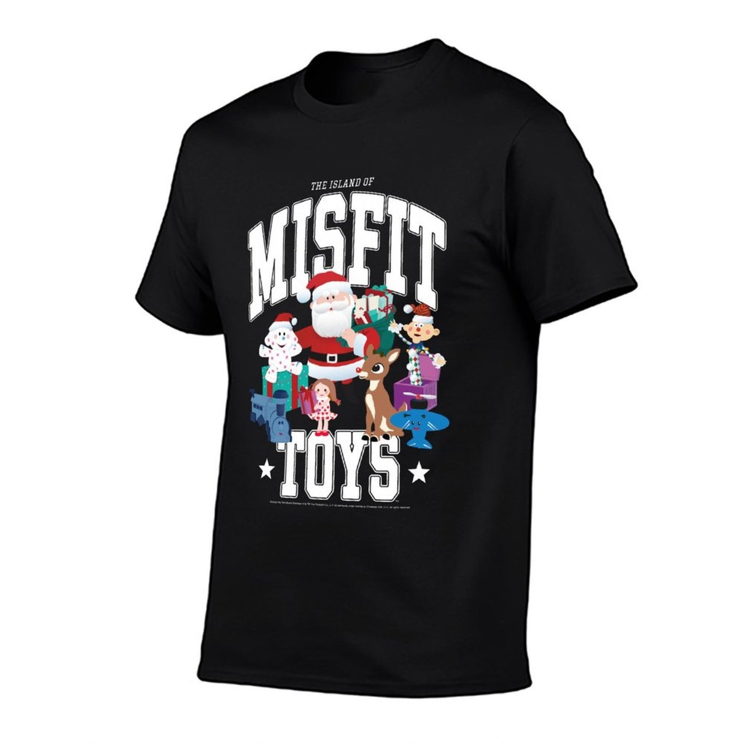 Rudolph Island of Misfit Toys Varsity Style Retro Christmas  Vintage-inspired T-Shirt