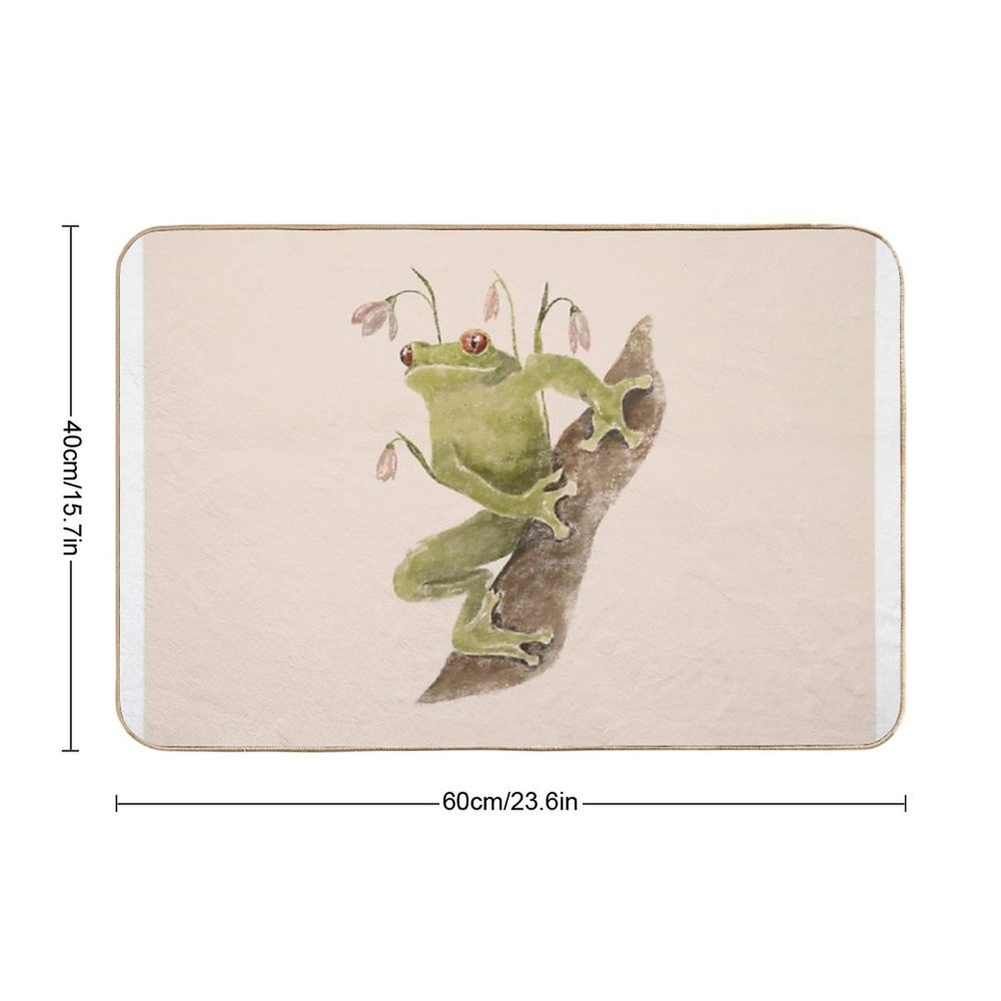 Frog  Easy Maintenance Bath Mat